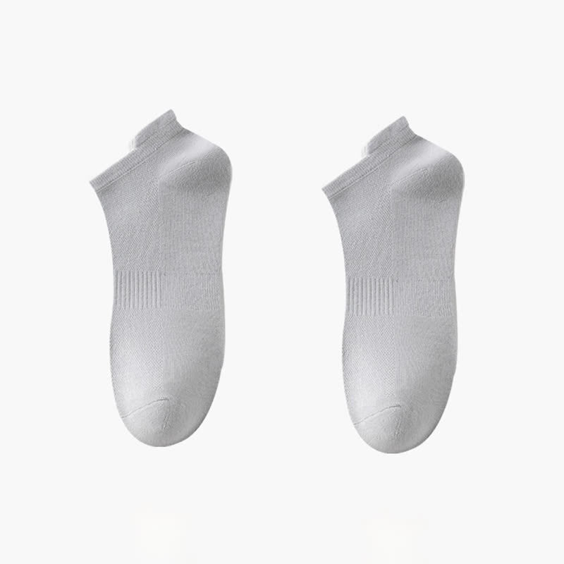 Dünne, atmungsaktive, unsichtbare Baumwollsocken (8 Paar) - Hellgrau - EU42-48 (US8,5-13) - image 6