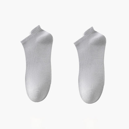 Dünne, atmungsaktive, unsichtbare Baumwollsocken (8 Paar) - Hellgrau - EU42-48 (US8,5-13) - image 6