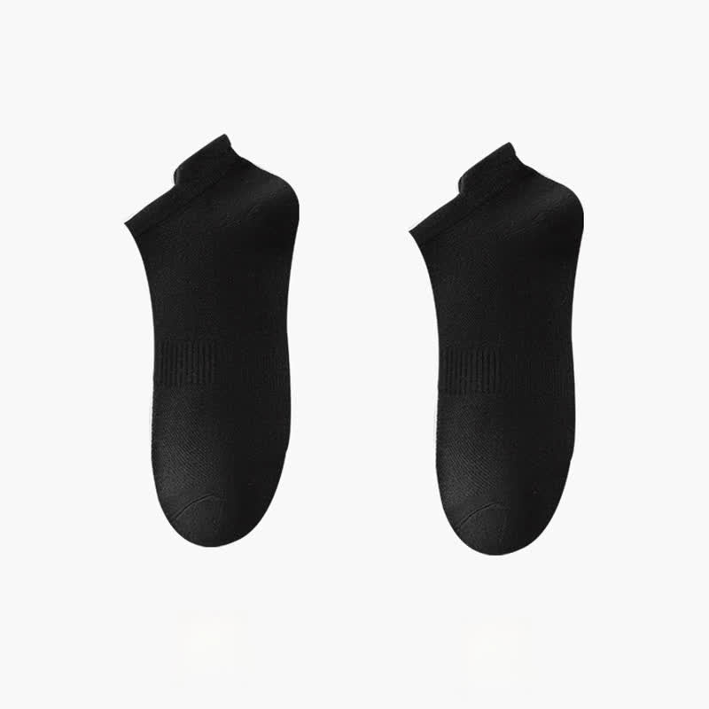 Dünne, atmungsaktive, unsichtbare Baumwollsocken (8 Paar) - Schwarz - EU42-48 (US8,5-13) - image 16