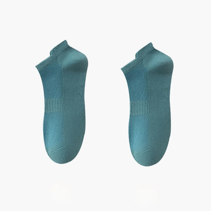 Dünne, atmungsaktive, unsichtbare Baumwollsocken (8 Paar) - Grün - EU42-48 (US8,5-13) - image 12