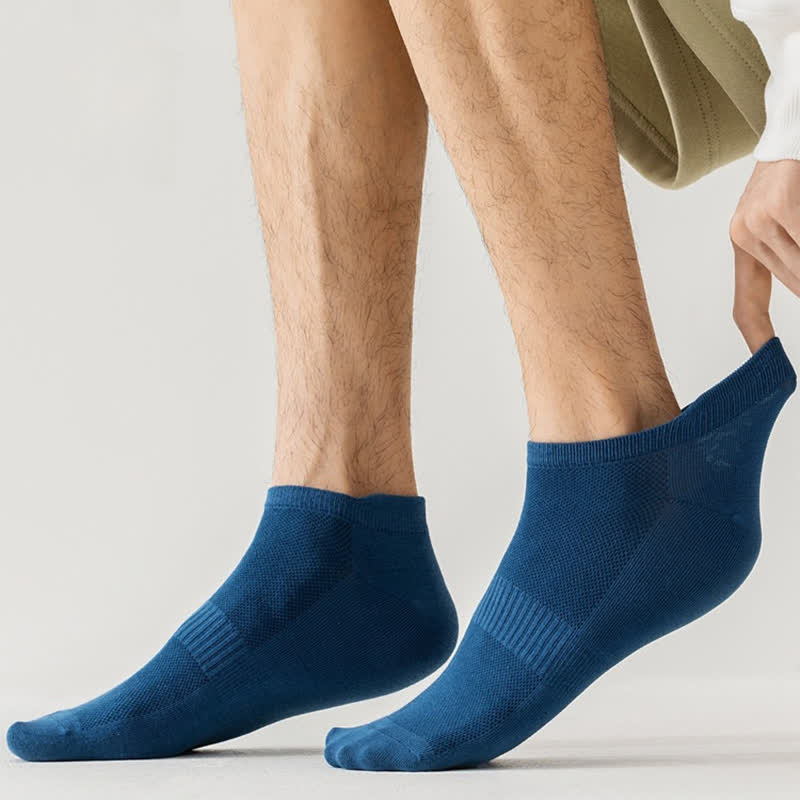 Dünne, atmungsaktive, unsichtbare Baumwollsocken (8 Paar) - image 3