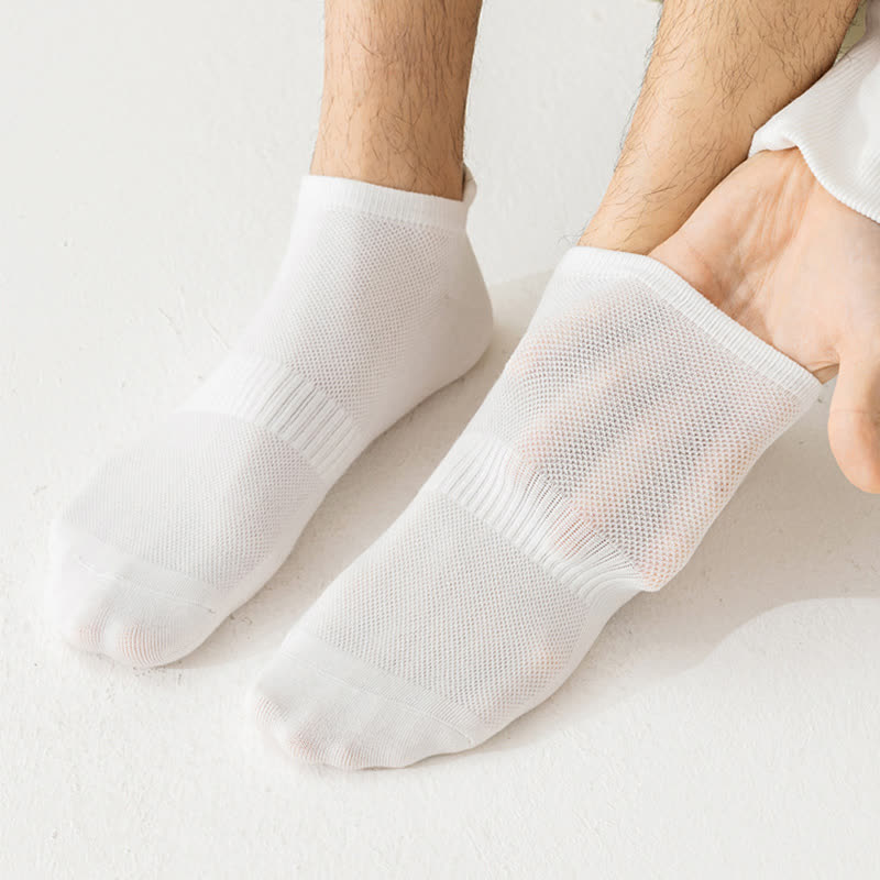 Dünne, atmungsaktive, unsichtbare Baumwollsocken (8 Paar) - image 7