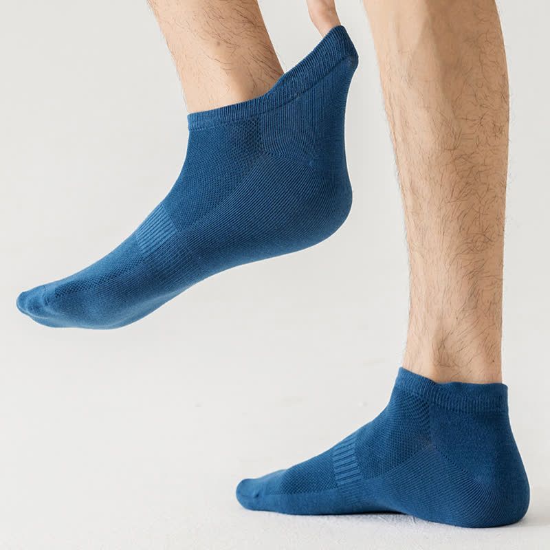 Dünne, atmungsaktive, unsichtbare Baumwollsocken (8 Paar) - image 2