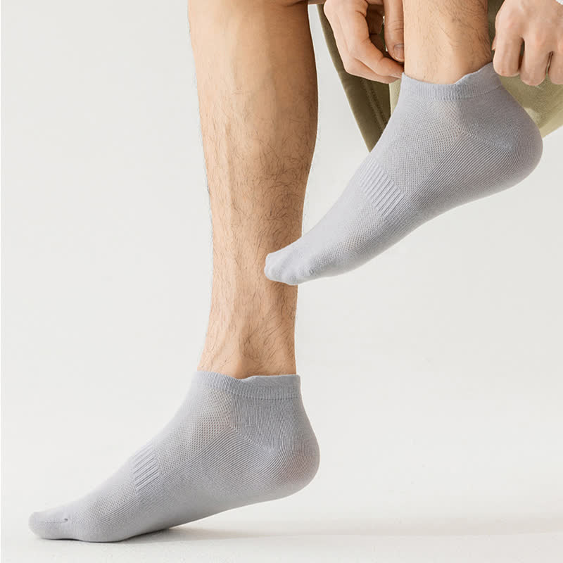 Dünne, atmungsaktive, unsichtbare Baumwollsocken (8 Paar) - image 5