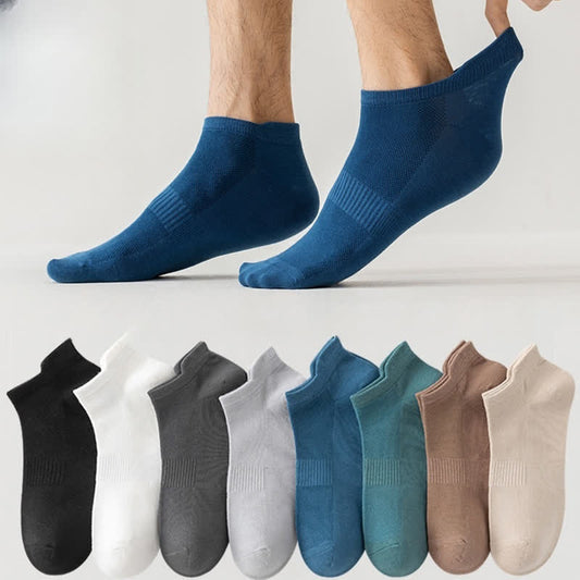 Dünne, atmungsaktive, unsichtbare Baumwollsocken (8 Paar) - image 0