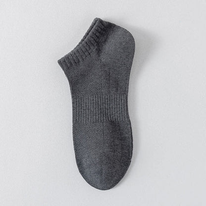 Leichte, atmungsaktive Mesh-Socken in Unifarben, unsichtbar (6 Paar) - Dunkelgrau - EU44-50 (US10-15) - image 12