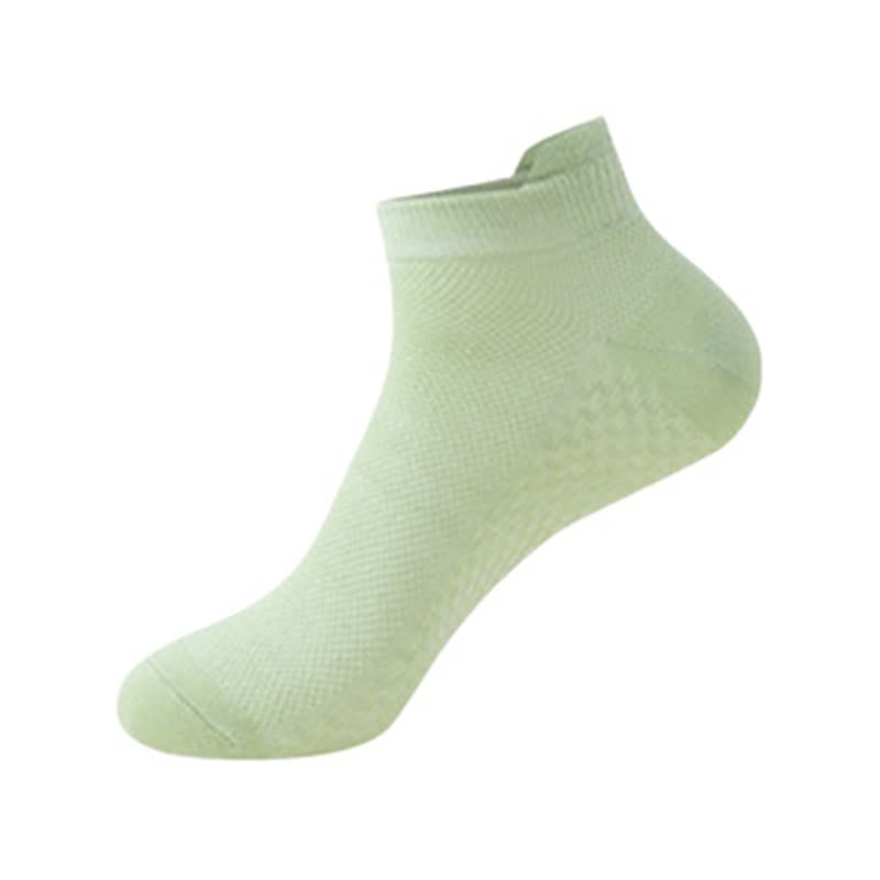 Dünne, atmungsaktive Baumwoll-Söckchen aus Netzstoff (6 Paar) - Grün - EU36-41 (US3-8) - image 6