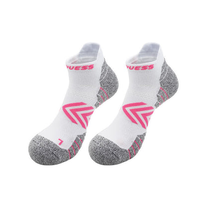 Atmungsaktive Sportsöckchen mit Pfeilmotiv in leuchtenden Farben (6 Paar) - Weiß&Rosa - EU39-44 (US6-10) - image 6