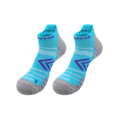 Atmungsaktive Sportsöckchen mit Pfeilmotiv in leuchtenden Farben (6 Paar)