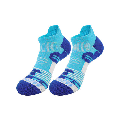 Atmungsaktive Sportsöckchen mit Farbblockstreifen (5 Paar)