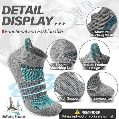 Sport-Söckchen mit Streifenmuster (6 Paar)