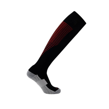 Schweißabsorbierende kniehohe Sport-Fußballsocken (5 Paar)