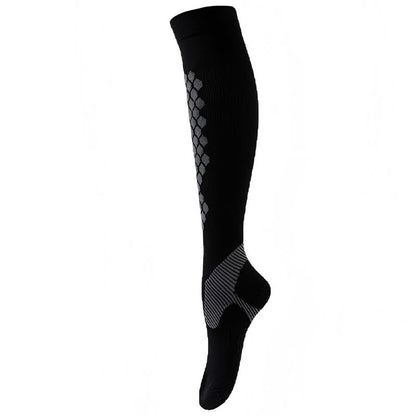 Kompressionsstrümpfe mit geometrischem Muster (3 Paar) - Schwarz - L/XL - image 10
