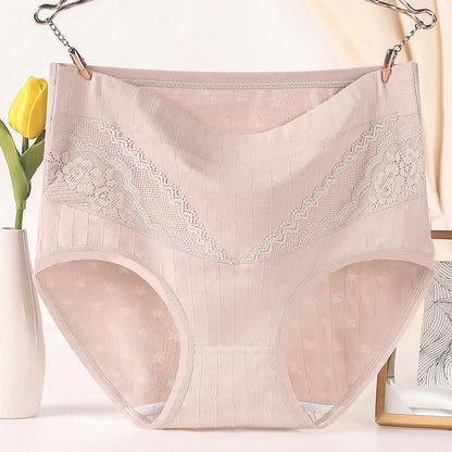 Hochgeschnittene, weiche Baumwollslips (3er-Pack) - Nackt - 6XL - image 3