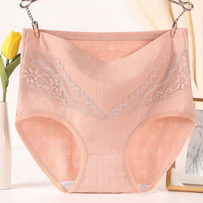 Hochgeschnittene, weiche Baumwollslips (3er-Pack) - Rosa - 6XL - image 4