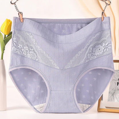 Hochgeschnittene, weiche Baumwollslips (3er-Pack) - Hellviolett - 6XL - image 6