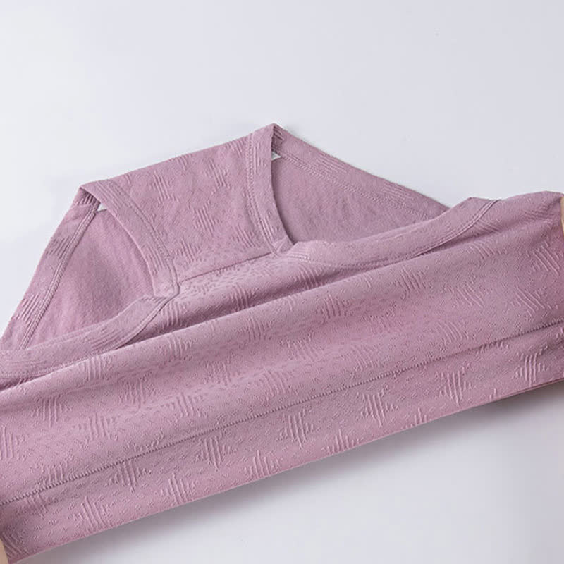 Einfarbige, einfache Baumwoll-Slips mit hoher Taille (3er-Pack)