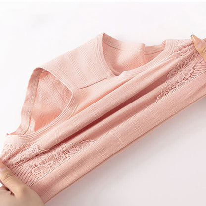 Slips aus Baumwolle mit floraler Spitze in Übergröße (3er-Pack)