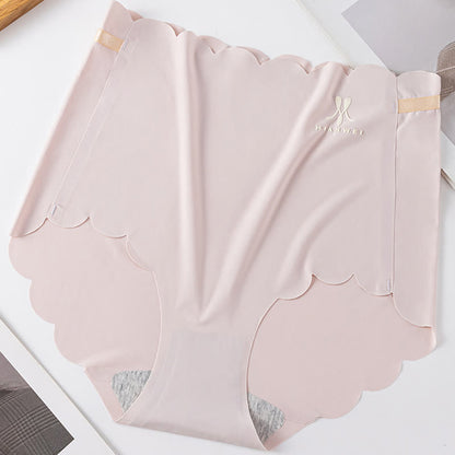 Nahtlose Slips aus Eisseide mit hoher Taille (3er-Pack)