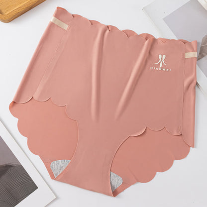 Nahtlose Slips aus Eisseide mit hoher Taille (3er-Pack)