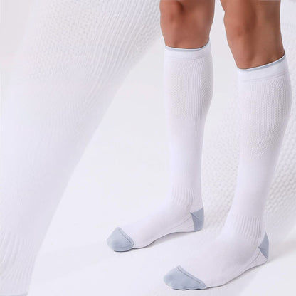 Stretch-Sport-Kompressionssocken im einfachen Stil (3 Paar)