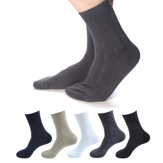 Schweißabsorbierende, bequeme Socken aus Bambusfaser (5 Paar)