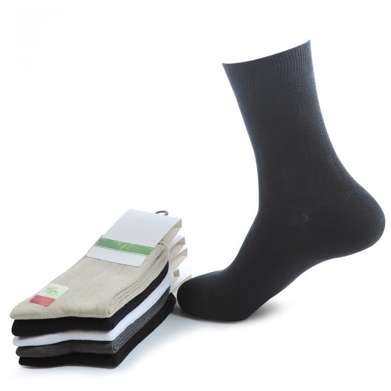 Schweißabsorbierende, bequeme Socken aus Bambusfaser (5 Paar)