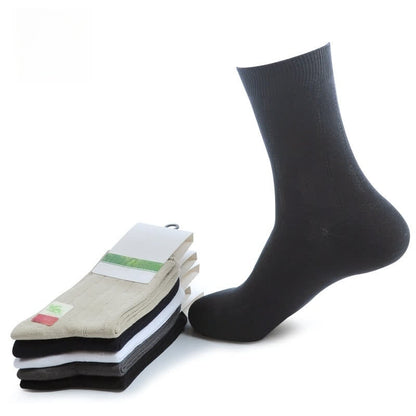 Schweißabsorbierende, bequeme Socken aus Bambusfaser (5 Paar)