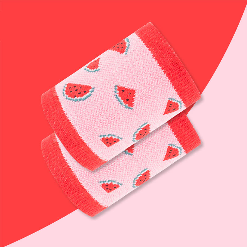 Lustige Handgelenksmanschetten mit Wassermelonenmuster (2 Paar) - B - image 9
