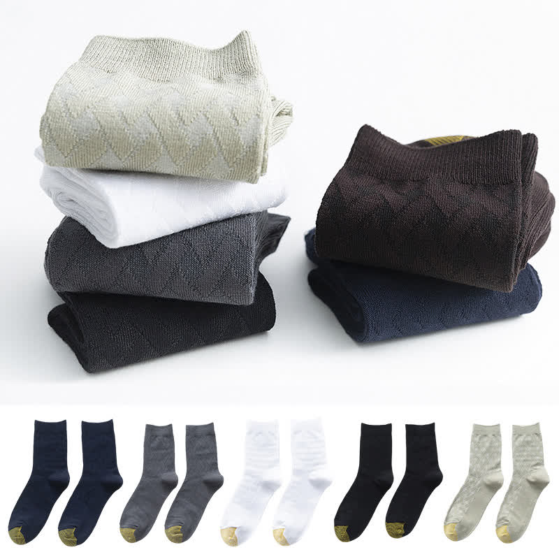 Bequeme Viertelsocken aus Bambusfaser (5 Paar)