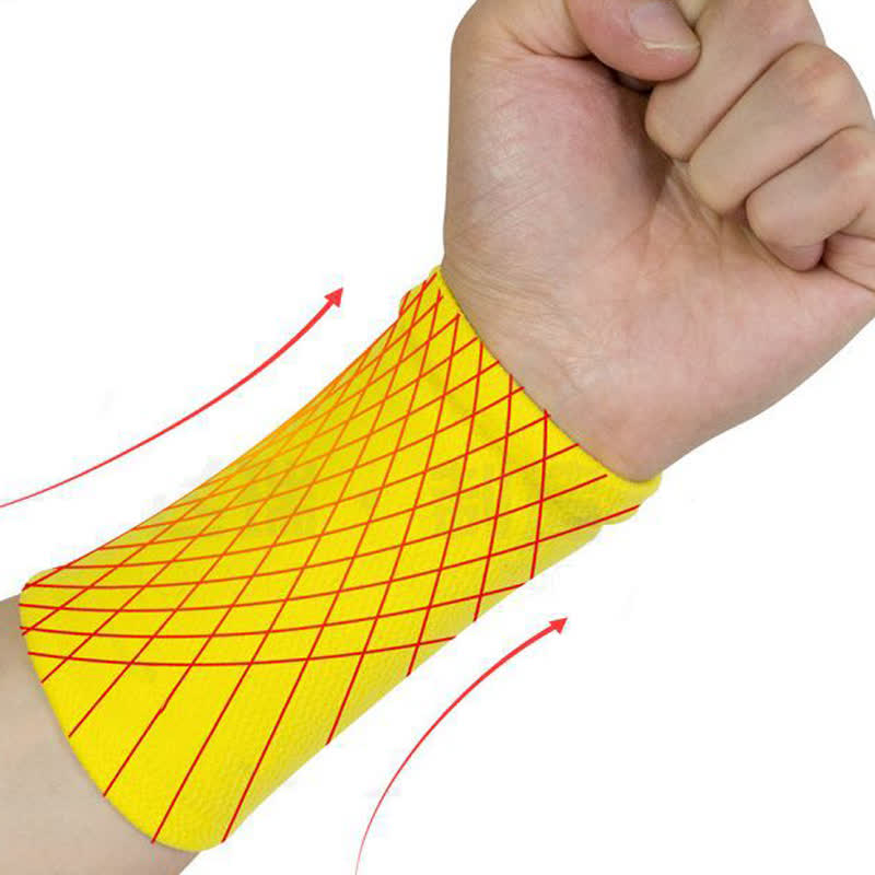 Einfarbige Kompressions-Handgelenksmanschetten für Outdoor-Sport (2 Paar)