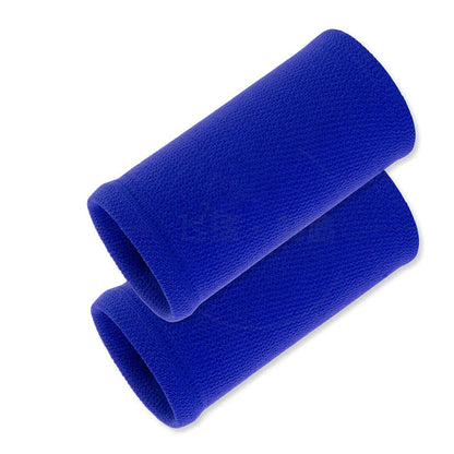 Einfarbige Kompressions-Handgelenksmanschetten für Outdoor-Sport (2 Paar) - Blau - Einheitsgröße - image 5