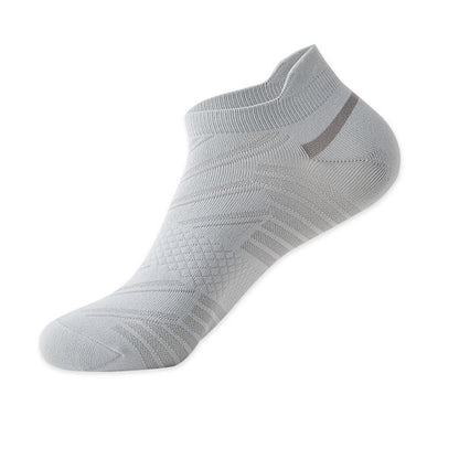 Gestreifte, atmungsaktive Sport-Kompressionssocken (6 Paar) - Grau - EU39-44 (US6-10) - image 10