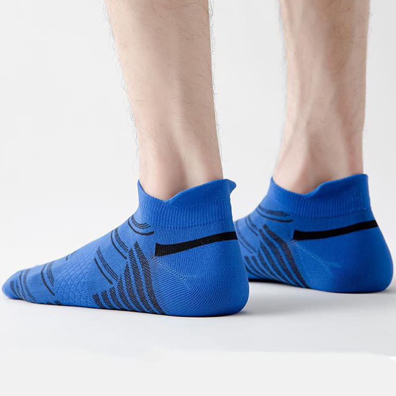 Gestreifte, atmungsaktive Sport-Kompressionssocken (6 Paar)