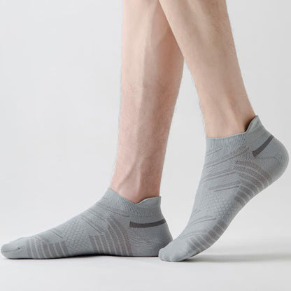 Gestreifte, atmungsaktive Sport-Kompressionssocken (6 Paar)