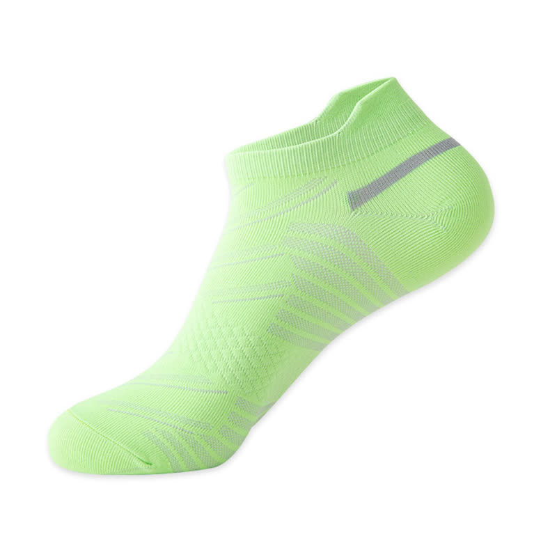 Gestreifte, atmungsaktive Sport-Kompressionssocken (6 Paar) - Grün - EU39-44 (US6-10) - image 8