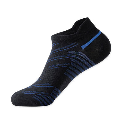 Gestreifte, atmungsaktive Sport-Kompressionssocken (6 Paar) - Schwarz - EU39-44 (US6-10) - image 12