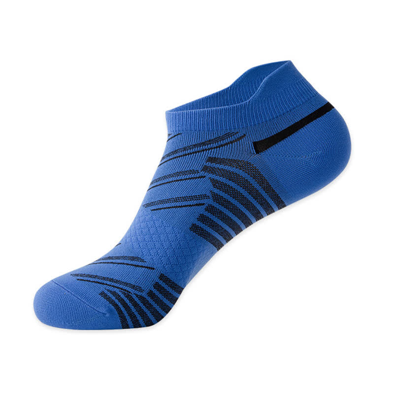 Gestreifte, atmungsaktive Sport-Kompressionssocken (6 Paar) - Blau - EU39-44 (US6-10) - image 6