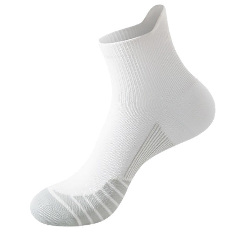 Atmungsaktive, schnell trocknende Kompressions-Sportsocken (5 Paar) - Weiß - EU39-44 (US6-10) - image 10