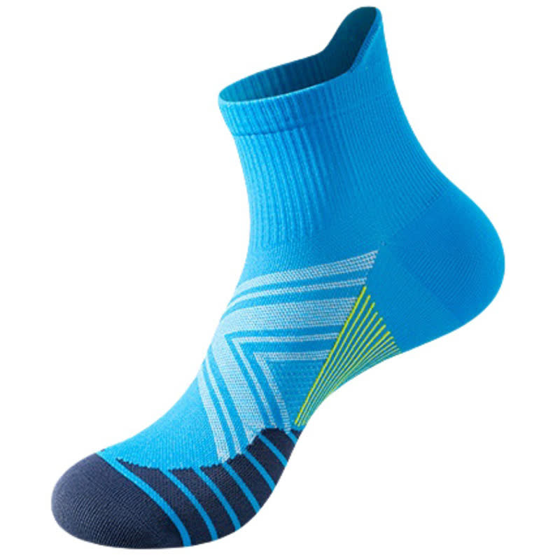 Atmungsaktive, schnell trocknende Kompressions-Sportsocken (5 Paar) - Blau - EU39-44 (US6-10) - image 5