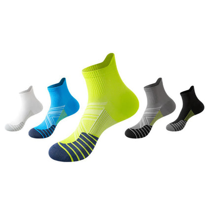 Atmungsaktive, schnell trocknende Kompressions-Sportsocken (5 Paar) - Mehrfarbig - EU39-44 (US6-10) - image 2