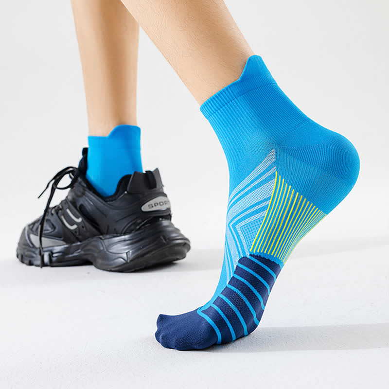 Atmungsaktive, schnell trocknende Kompressions-Sportsocken (5 Paar)
