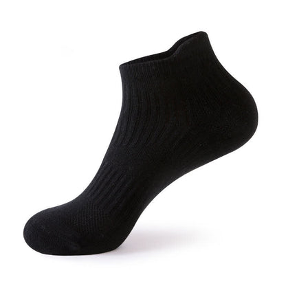 Einfarbige, atmungsaktive, schweißableitende Sportsocken (5 Paar)