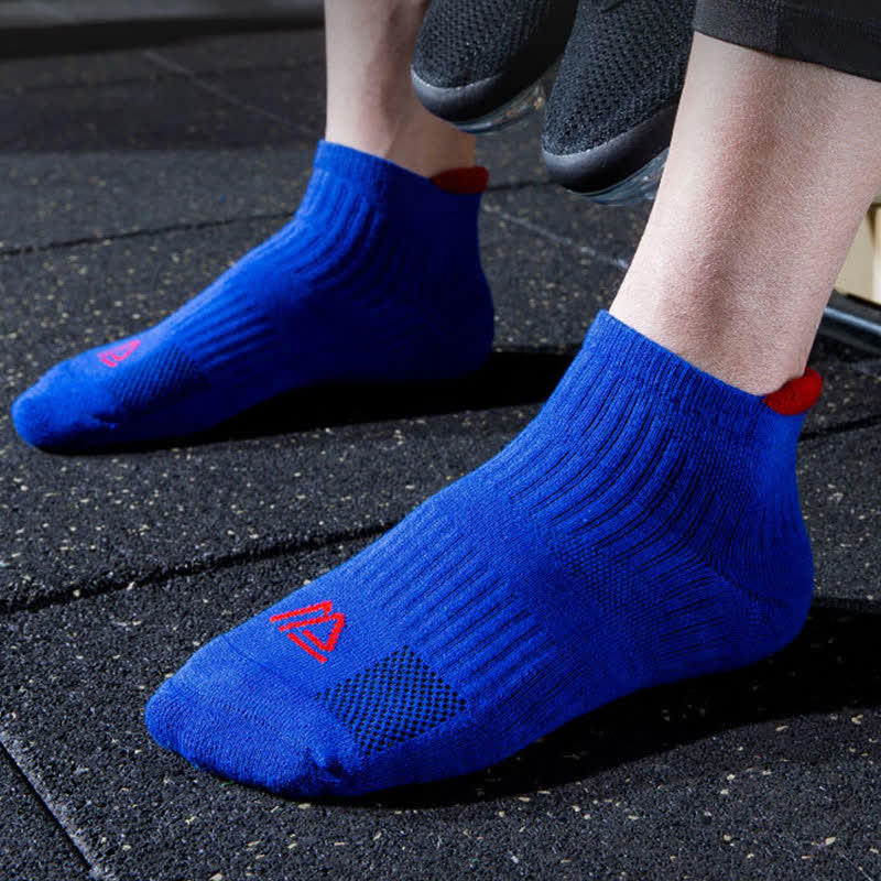 Einfarbige, atmungsaktive, schweißableitende Sportsocken (5 Paar)