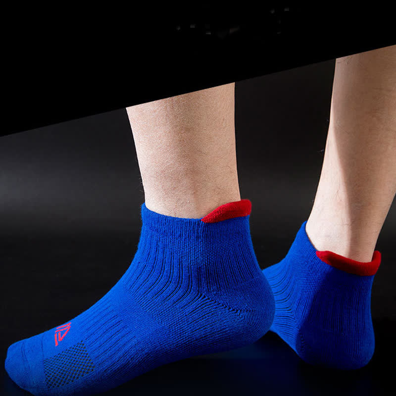 Einfarbige, atmungsaktive, schweißableitende Sportsocken (5 Paar)