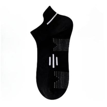 Schweißableitende, atmungsaktive Sportsöckchen aus Baumwolle (5 Paar) - Schwarz - EU36-43 (US4-9) - image 11