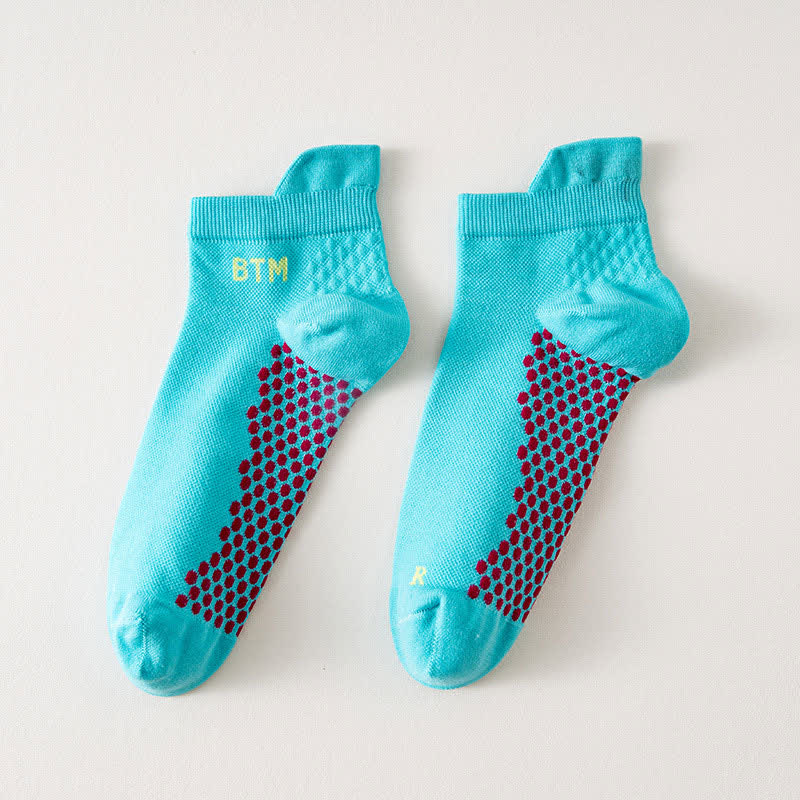 Schnelltrocknende, verschleißfeste, atmungsaktive Sportsocken (7 Paar) - Himmelblau - EU36-43 (US4-9) - image 9