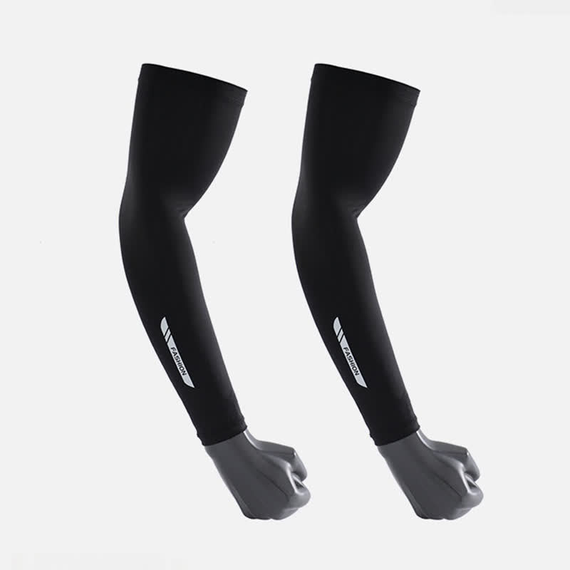 Sonnenschutz-Eisarmmanschetten für den Außenbereich (3 Paar) - Schwarz - XL - image 3