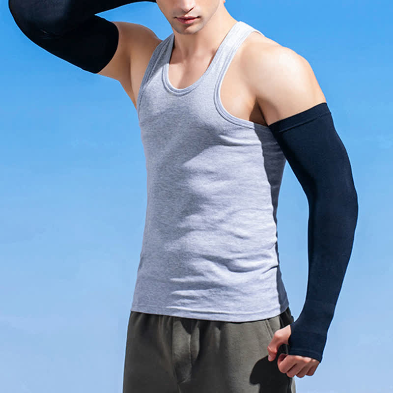 Kühle Armstulpen zum Sonnenschutz im Freien (4 Paar) - image 6