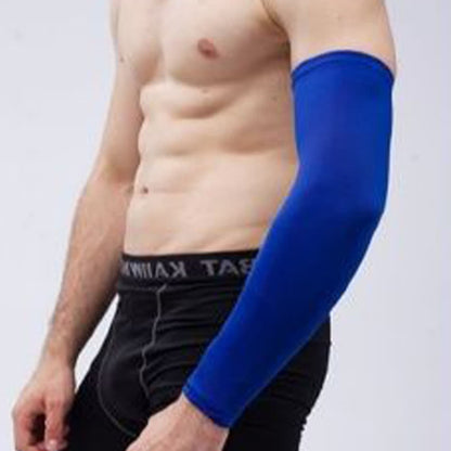 Einfarbige, atmungsaktive Sport-Armstulpen (2 Paar)